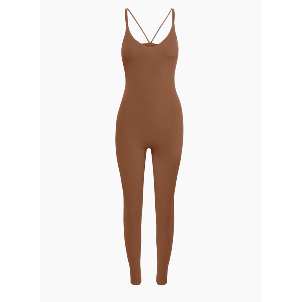 nwot TnAction TnaBUTTER™ Excel Sports Jumpsuit xs cognac